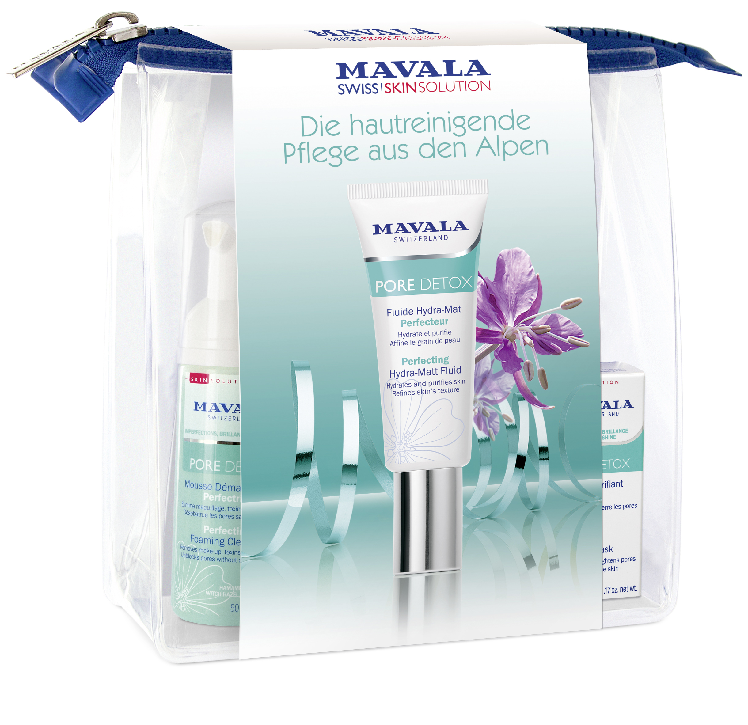 PORE DETOX   - Set hautreinigende Pflege, Unreinheiten, Glanz